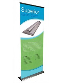 36" Superior Retractable Banner Stand