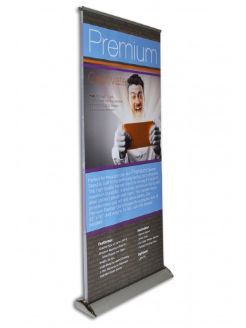 Premium Double Sided Retractable Banner Stand