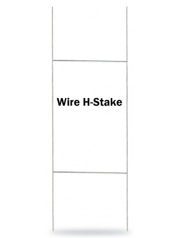 (50) Pack 10" Wire H Stakes