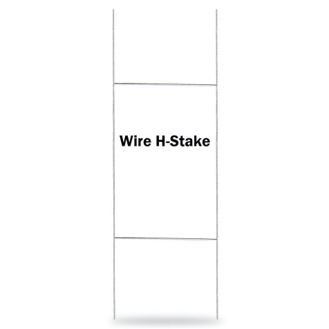 (50) Pack 10" Wire H Stakes