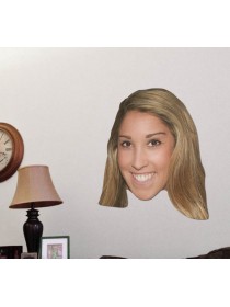 FanFace Repositionable Wall Decal With Your Custom Art